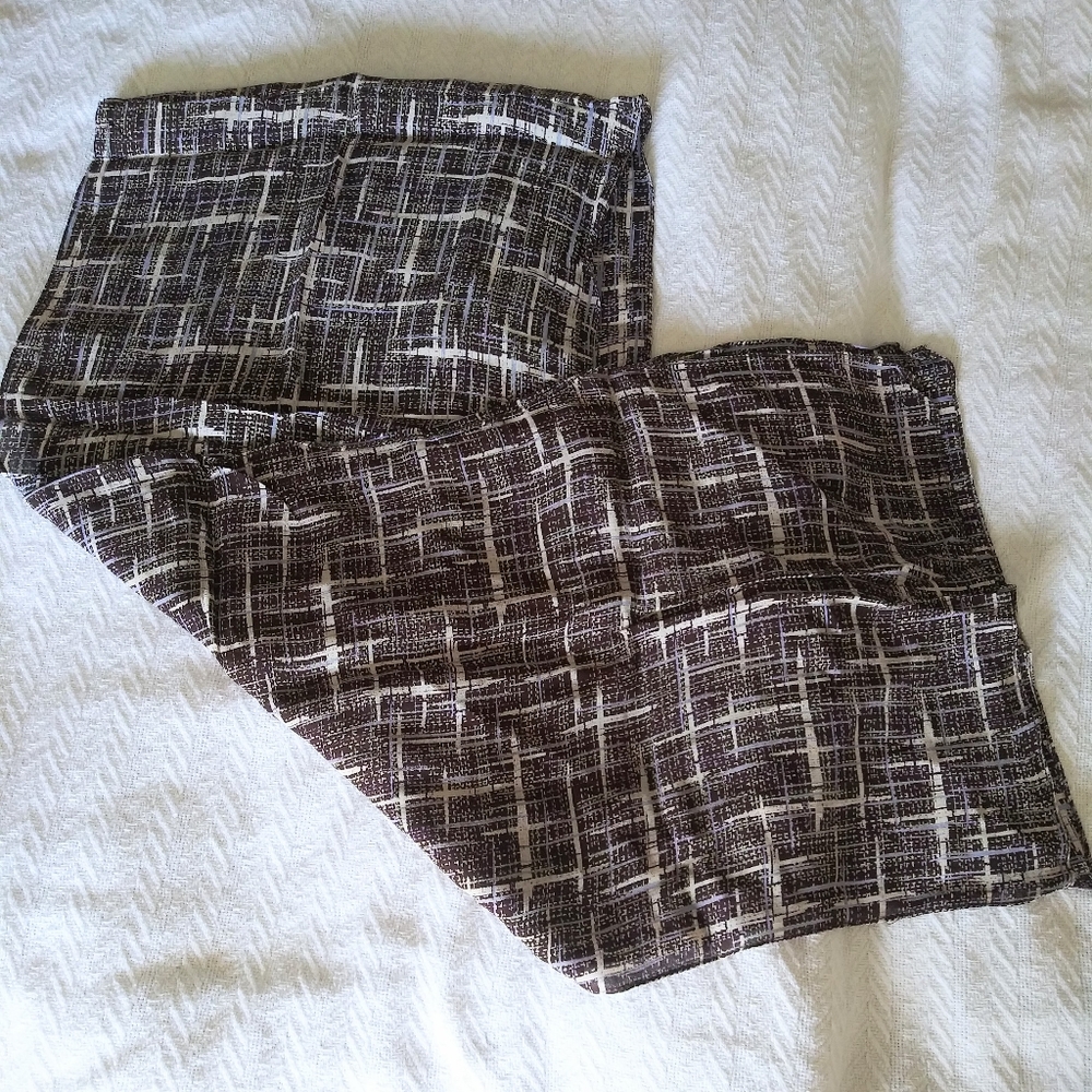 Beautiful Unique Scarf Crosshatch Plais